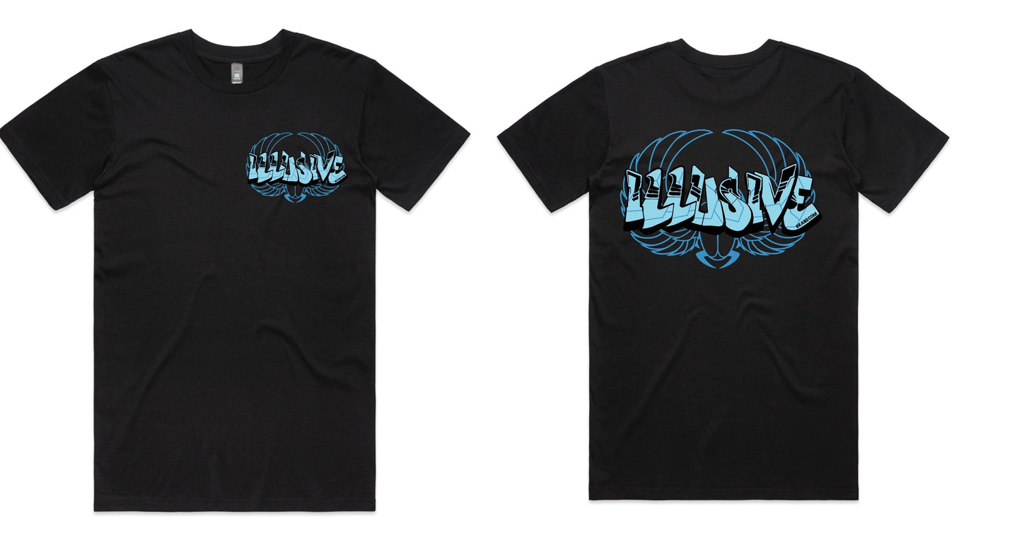 Blue - illusive logo - T-Shirts, Singlets & Hoodies