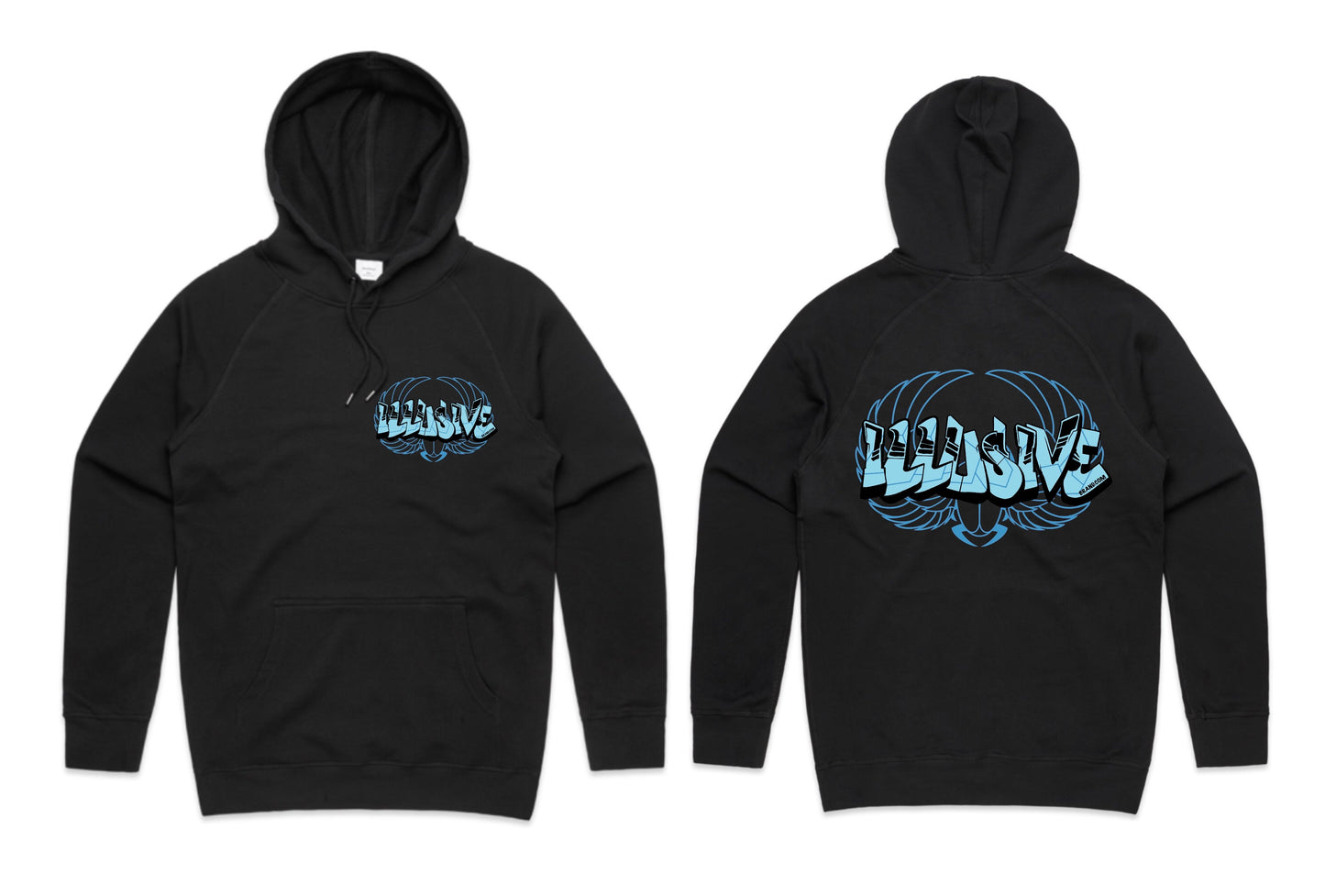 Blue - illusive logo - T-Shirts, Singlets & Hoodies