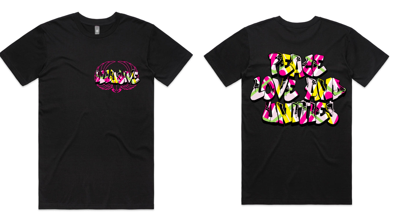 Pink - Peace, Love & Unities - T-Shirts, Singlets & Hoodies