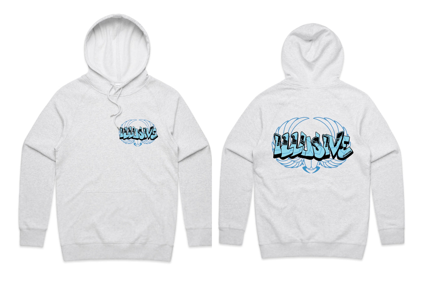 Blue - illusive logo - T-Shirts, Singlets & Hoodies