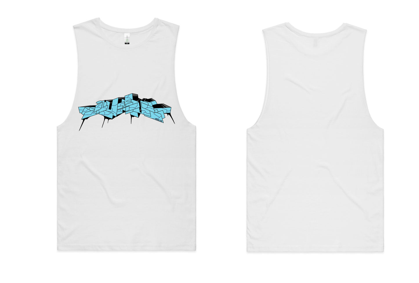 Blue Graffiti logo - T-shirts, Singlets &Hoodies