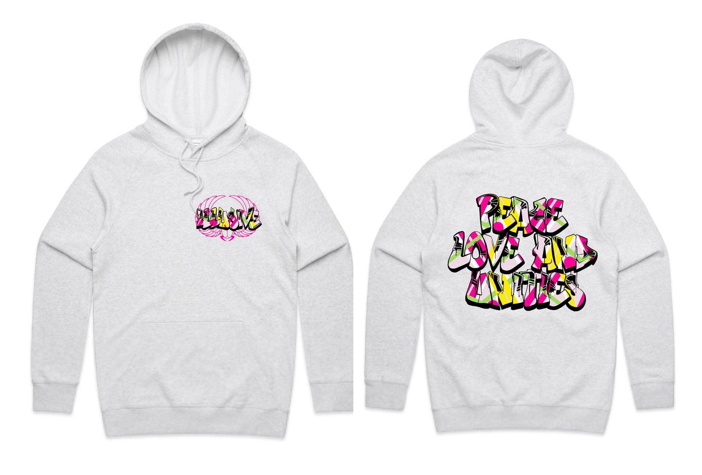 Pink - Peace, Love & Unities - T-Shirts, Singlets & Hoodies