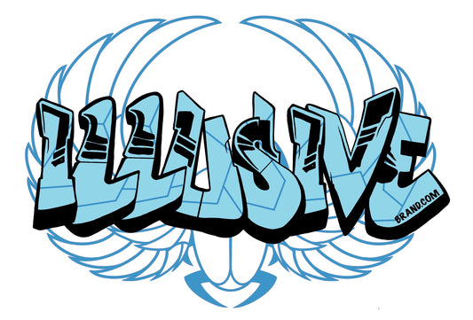Blue - illusive logo - T-Shirts, Singlets & Hoodies