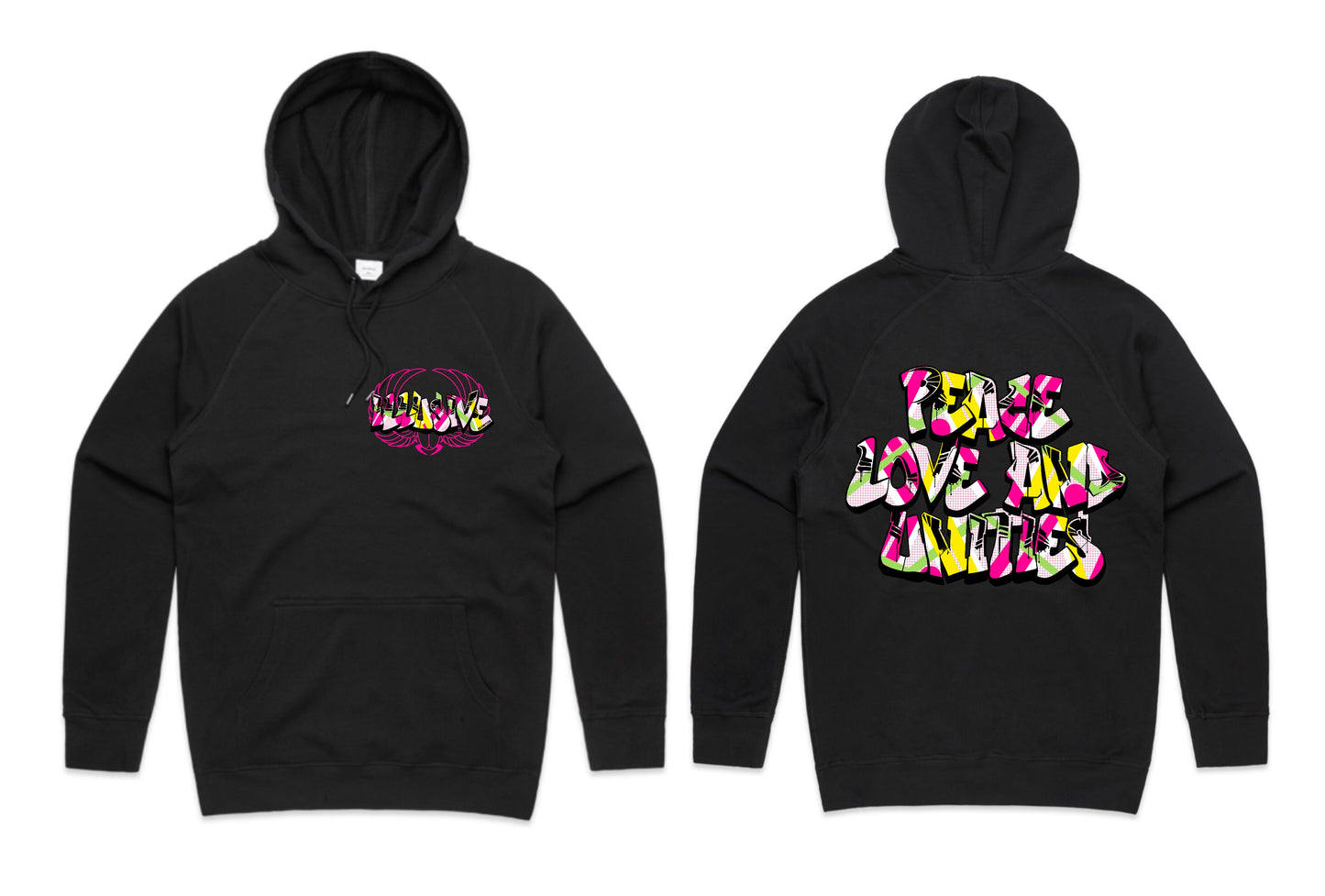 Pink - Peace, Love & Unities - T-Shirts, Singlets & Hoodies