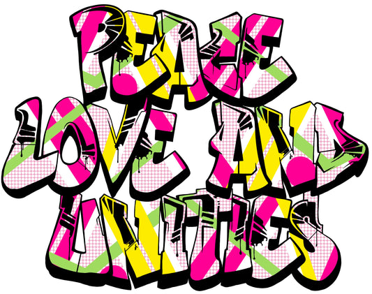 Pink - Peace, Love & Unities - T-Shirts, Singlets & Hoodies
