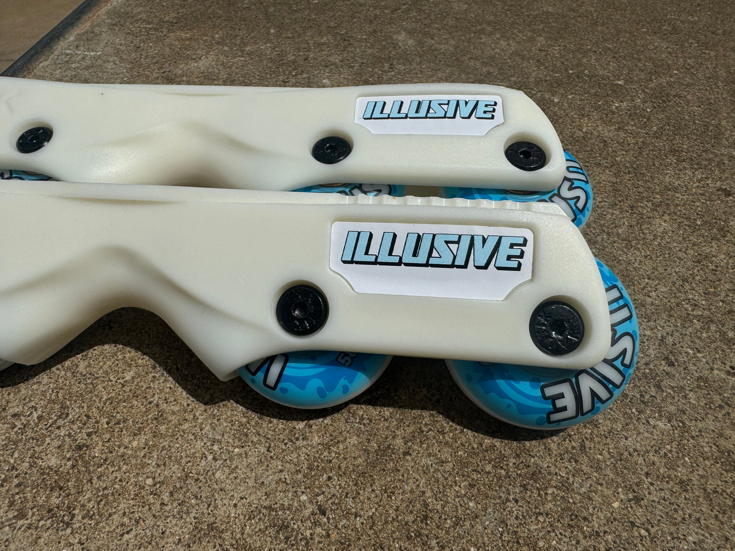 illusive x Kaltik stealth frame set - Nylon / Milks ready to roll 58MM 90a