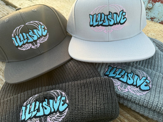 Blue illusive logo - Hats - Beanies - Bucket hats